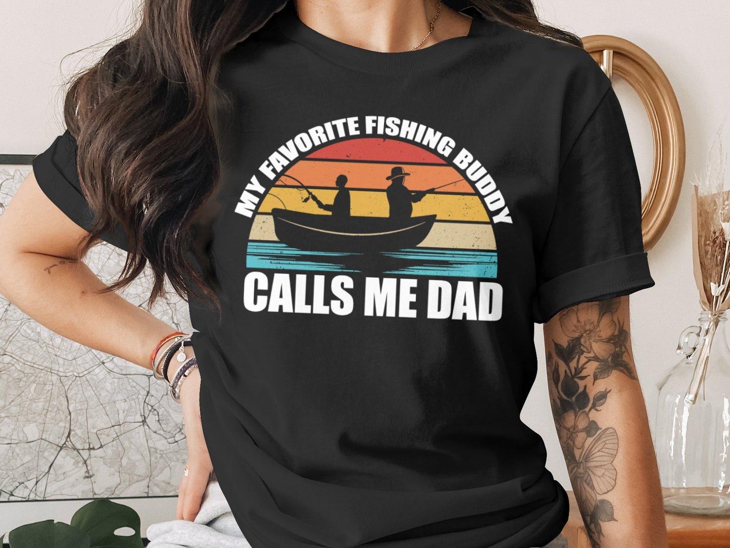 My Favorite Fishing Buddy Calls Me Dad Shirt