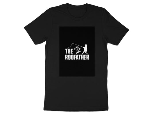 The Rodfather Fishing Theme Graphic T-shirt
