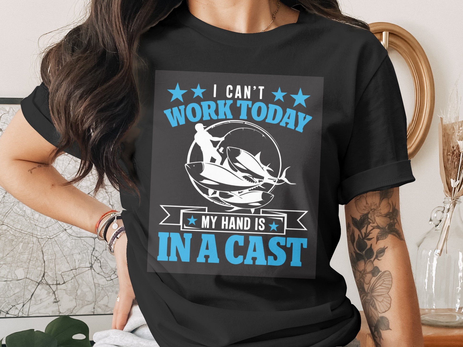 Funny I Can't Work Today My Hand Is In A Cast Shirt