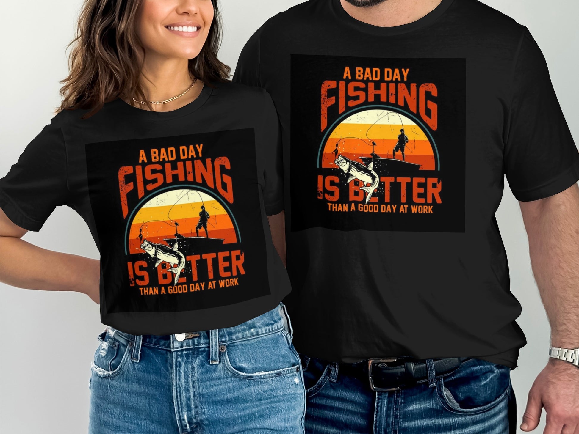 A Bad Day Fishing Is Better Than Work Shirt Product