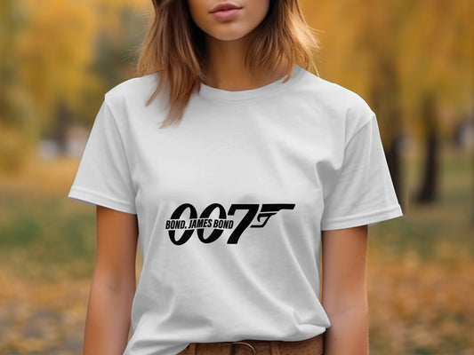 James Bond 007 T-Shirt: Iconic Logo Graphic Cool Movie Design
