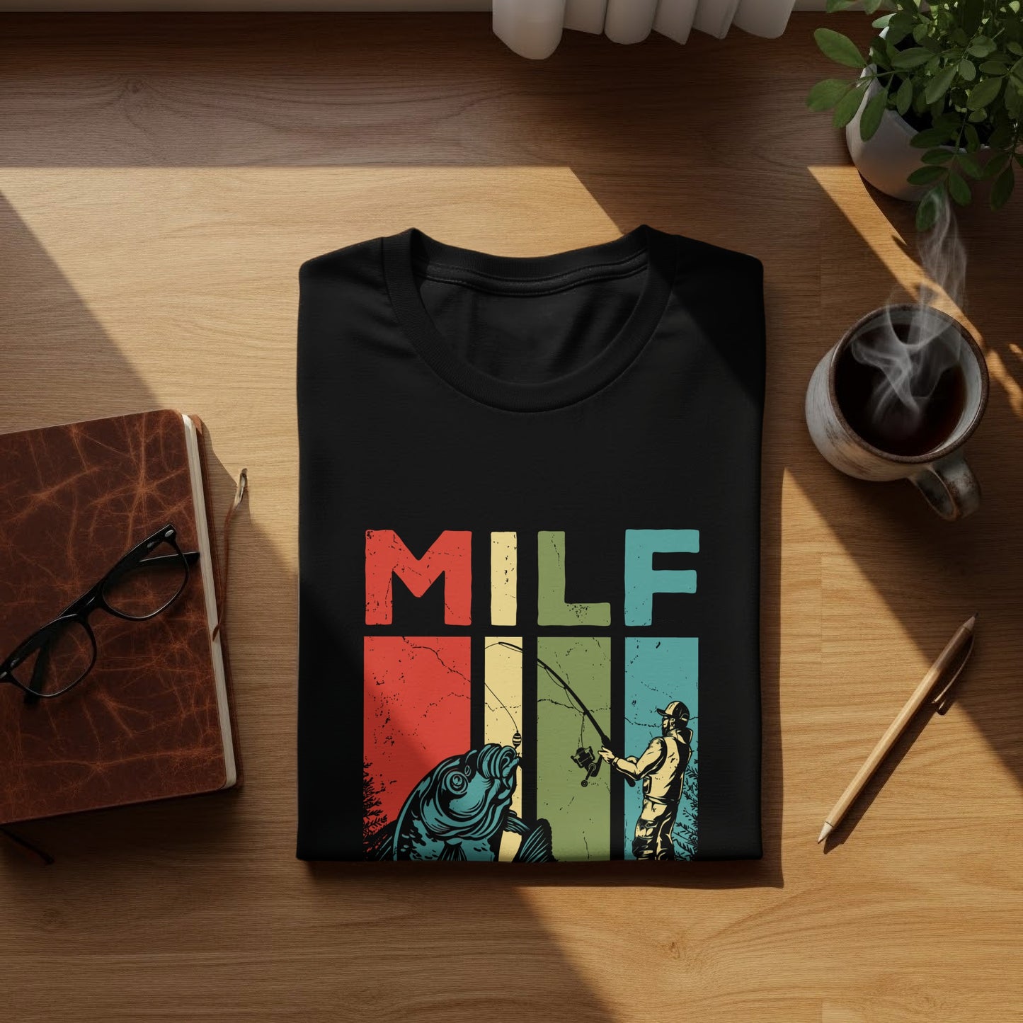 Bold Looks. Bigger Laughs - Fishing Tshirt