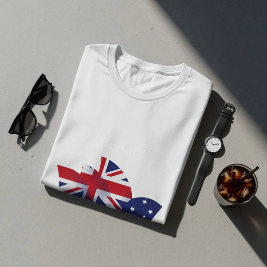 The Land Down Under Australia Graphic Design T-Shirts Boofy