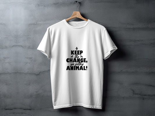 Christmas Movie T-Shirt: "Keep The Change Ya Filthy Animal" Holiday Tee