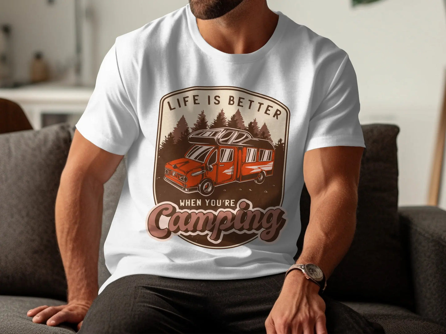 "Life is Better When You Are Camping" T-Shirts My Store