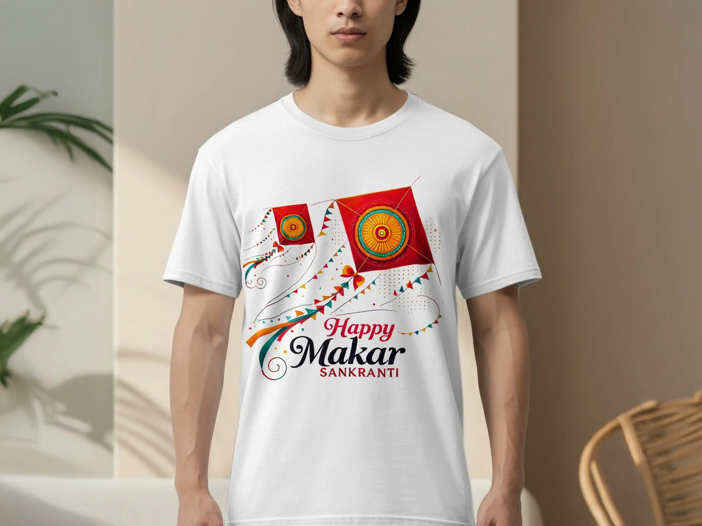 Happy Makar Sankranti Kites Festival Celebration T-Shirts Boofy
