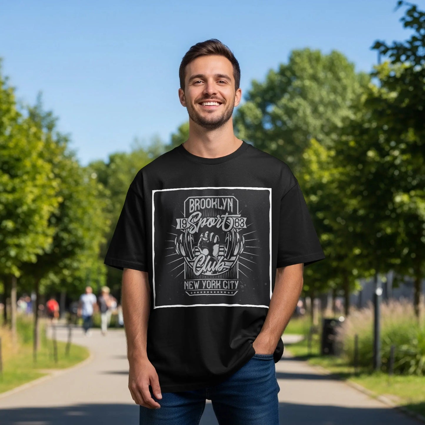Brooklyn Sport Club New York City Graphic T-Shirts Boofy
