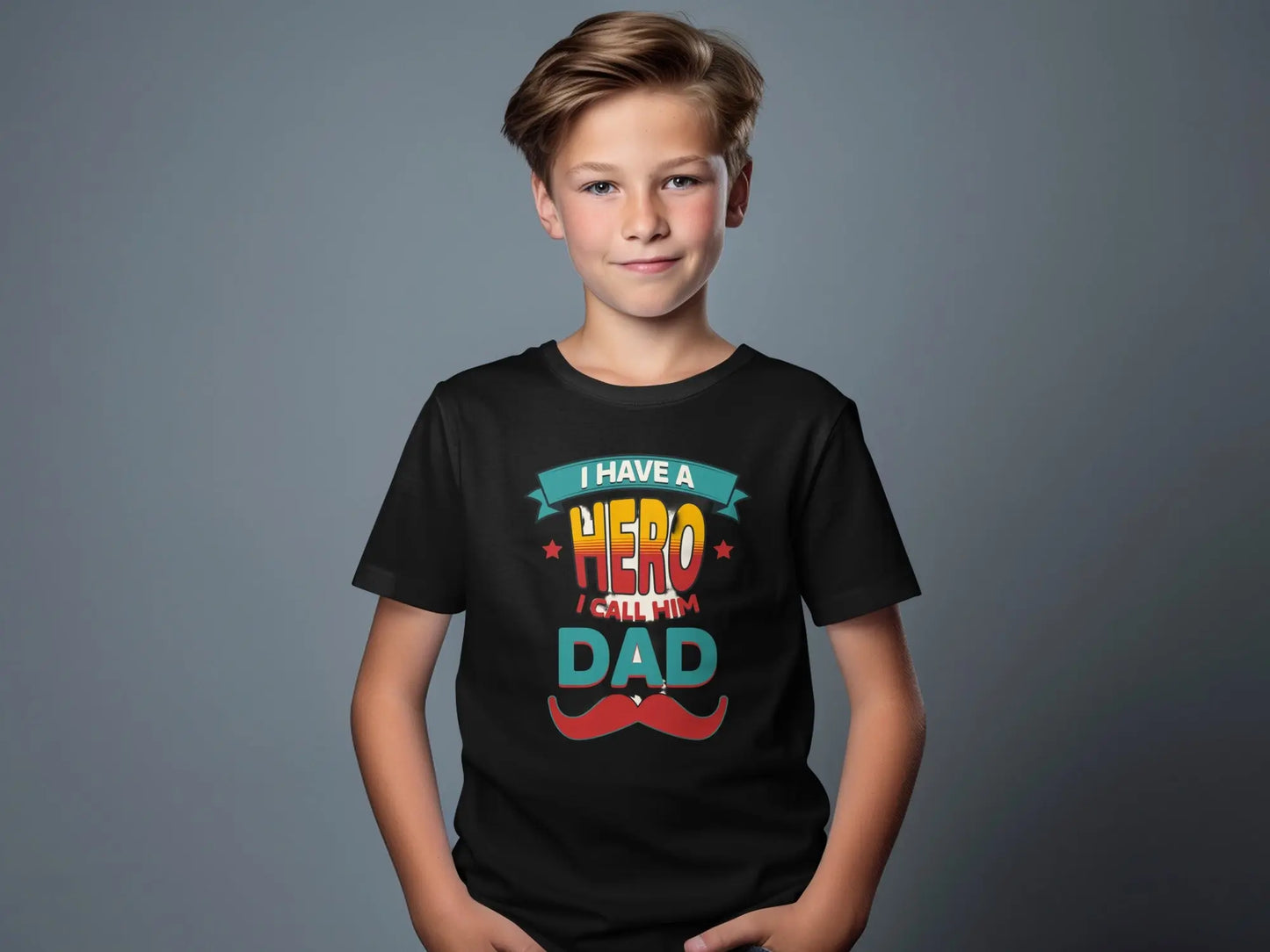 "I Have A Hero I Call Him Dad" Graphic T-Shirts Boofy