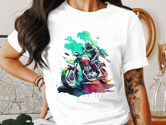 Rain, Roads & Pure Freedom - Cotton Tshirt My Store