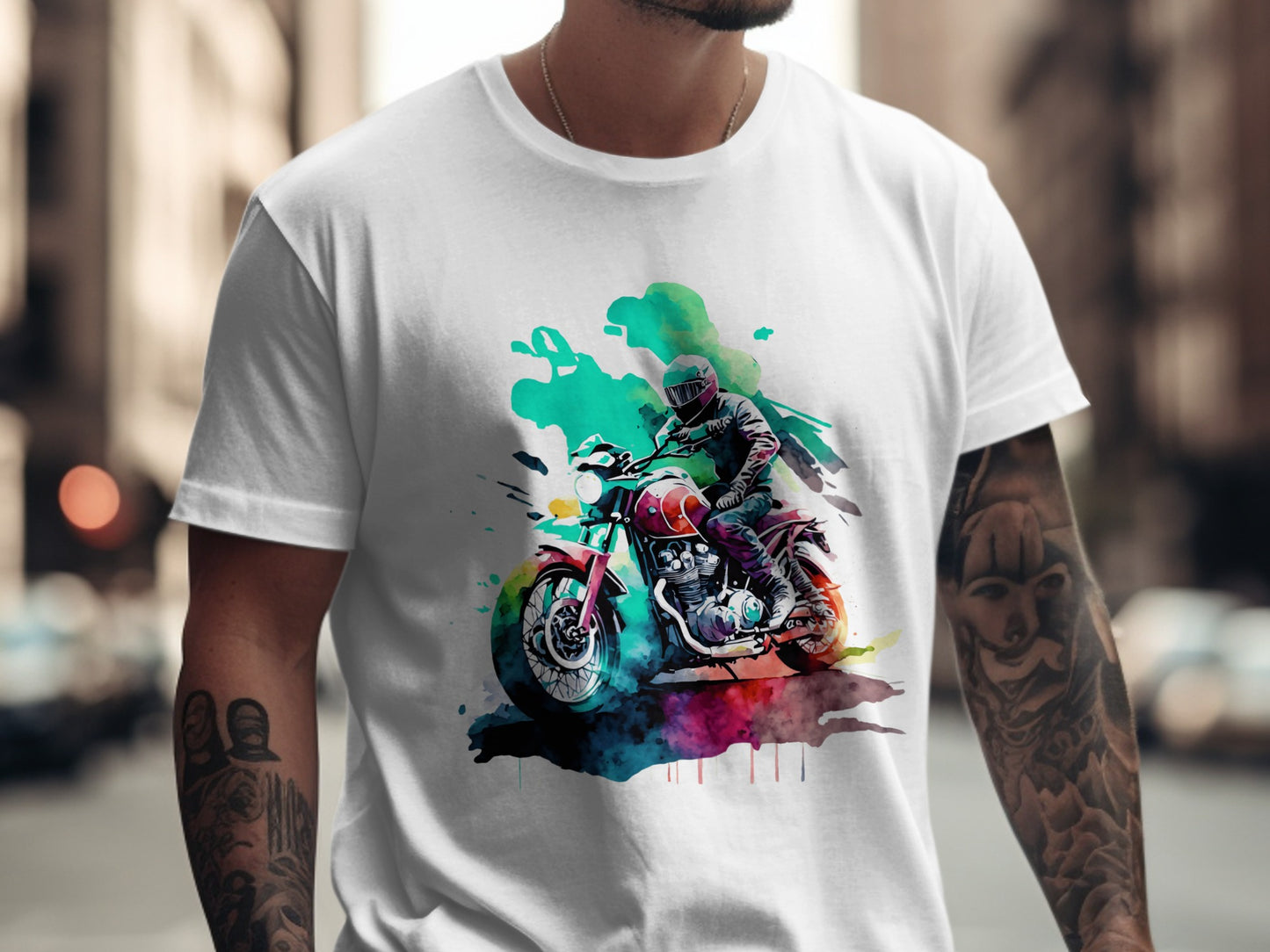 Rain, Roads & Pure Freedom - Cotton Tshirt