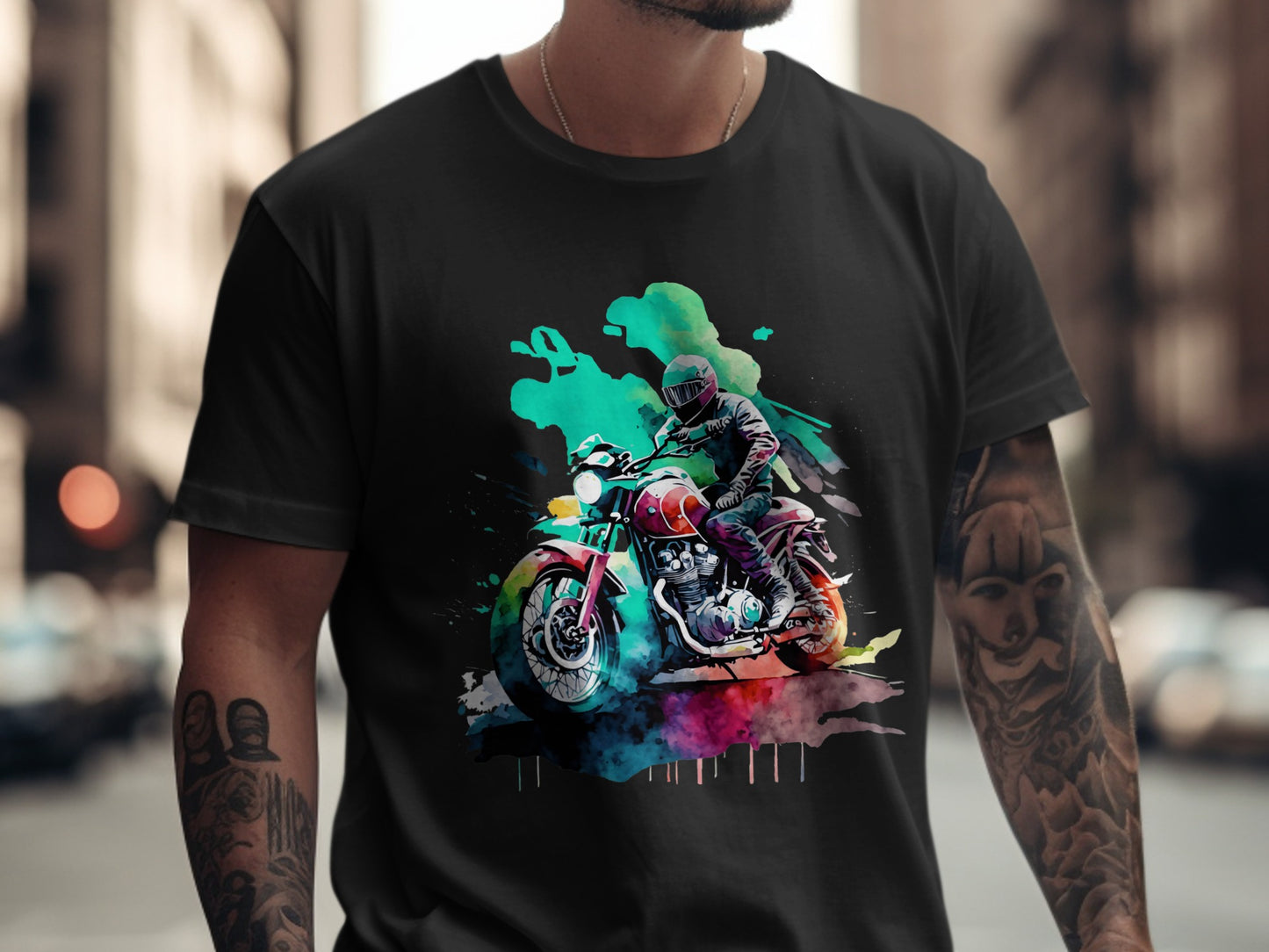 Rain, Roads & Pure Freedom - Cotton Tshirt