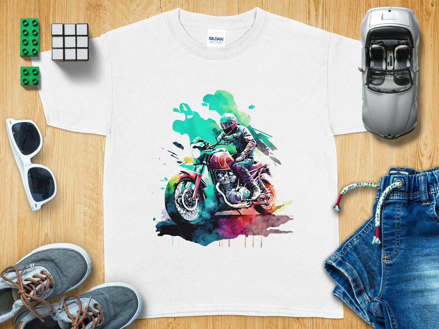 Rain, Roads & Pure Freedom - Cotton Tshirt