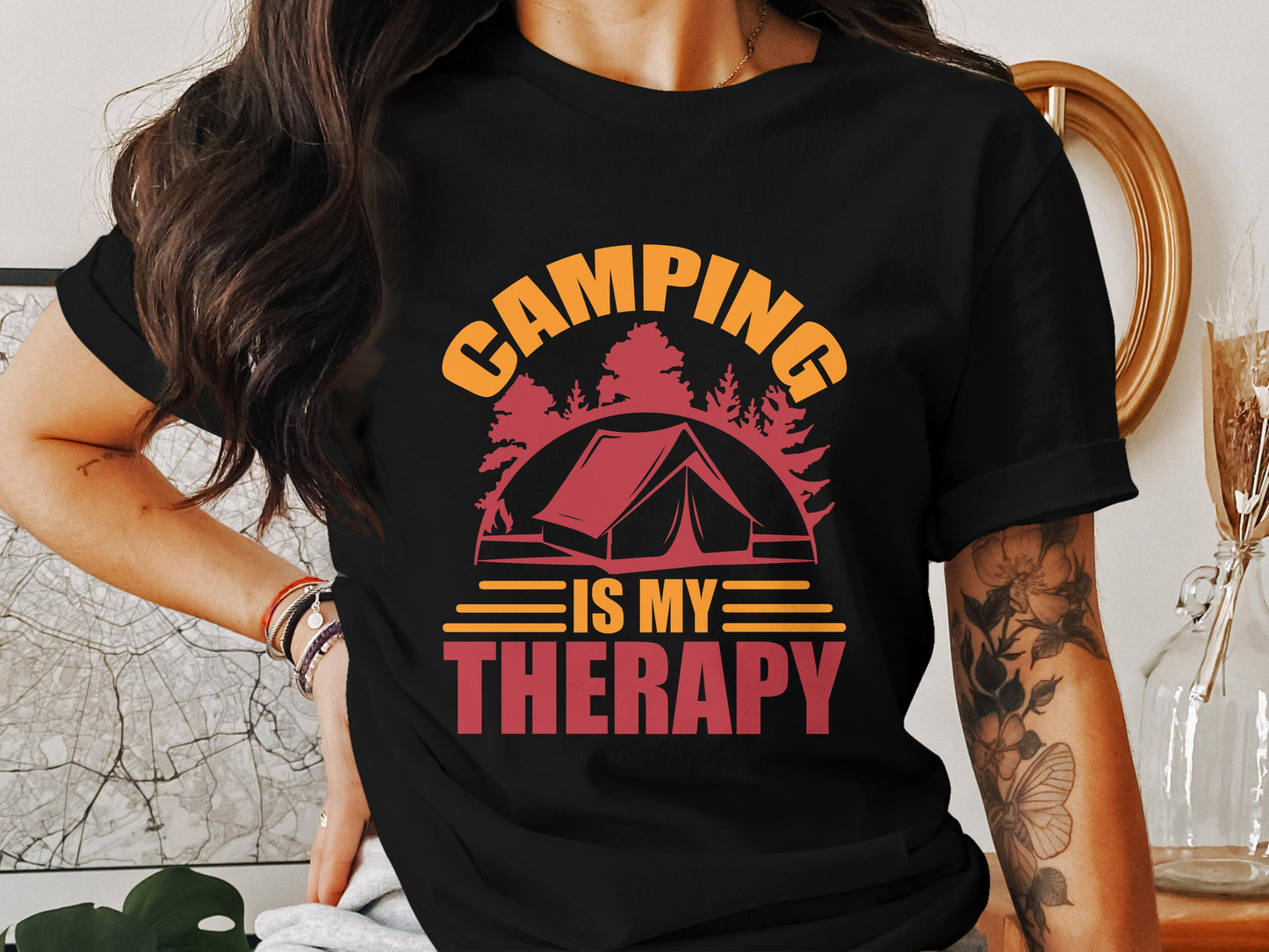 Camping Therapy Tee