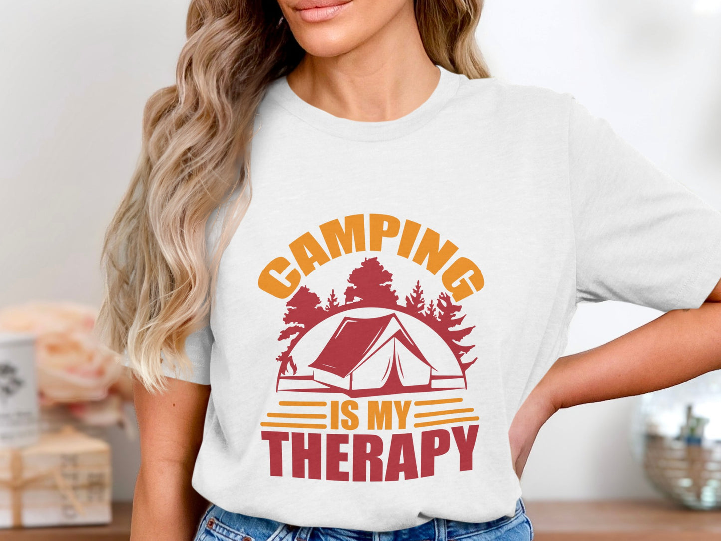 Camping Therapy Tee