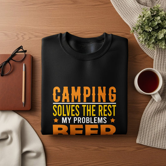 Camping + Beer = Problem Solved Tee