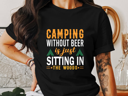 Camping Without Beer Tee