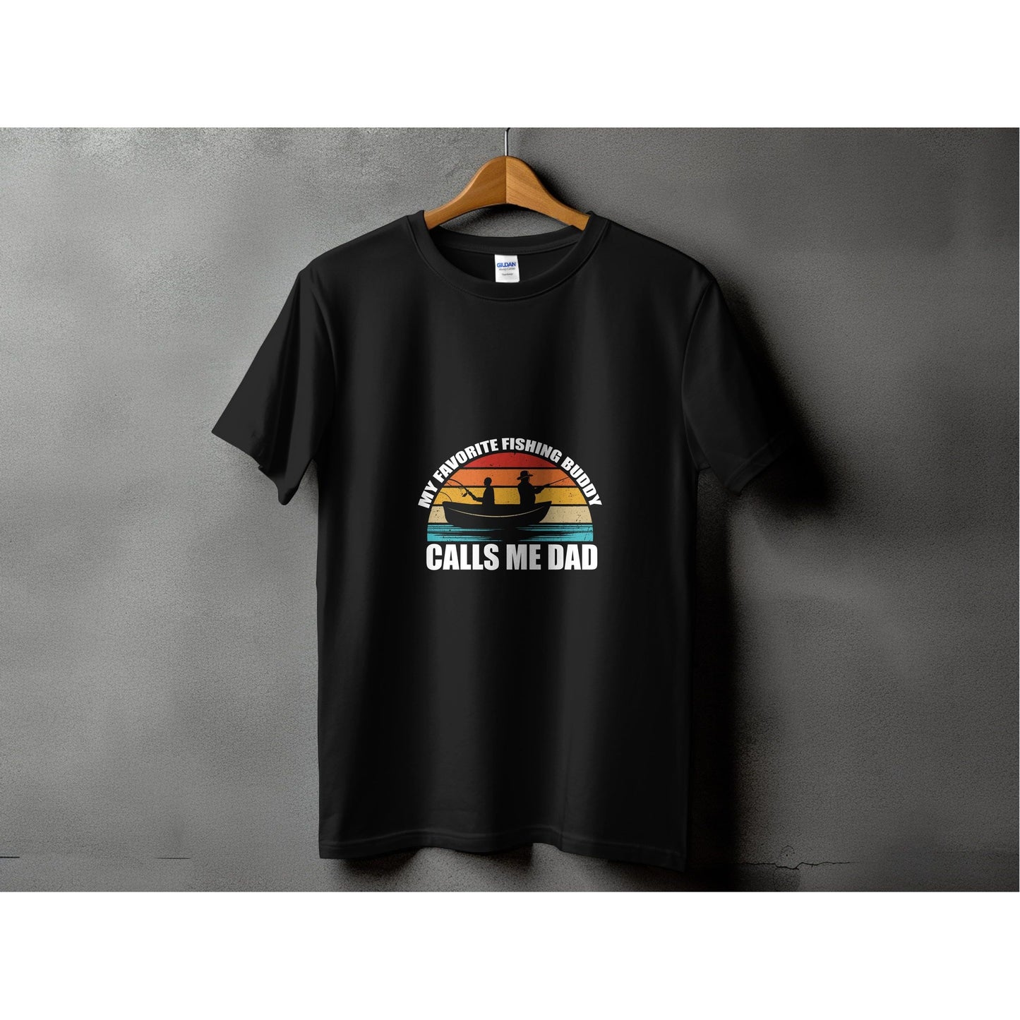 Bonded by Water. Called by Love.. DAD Fishing Tshirt