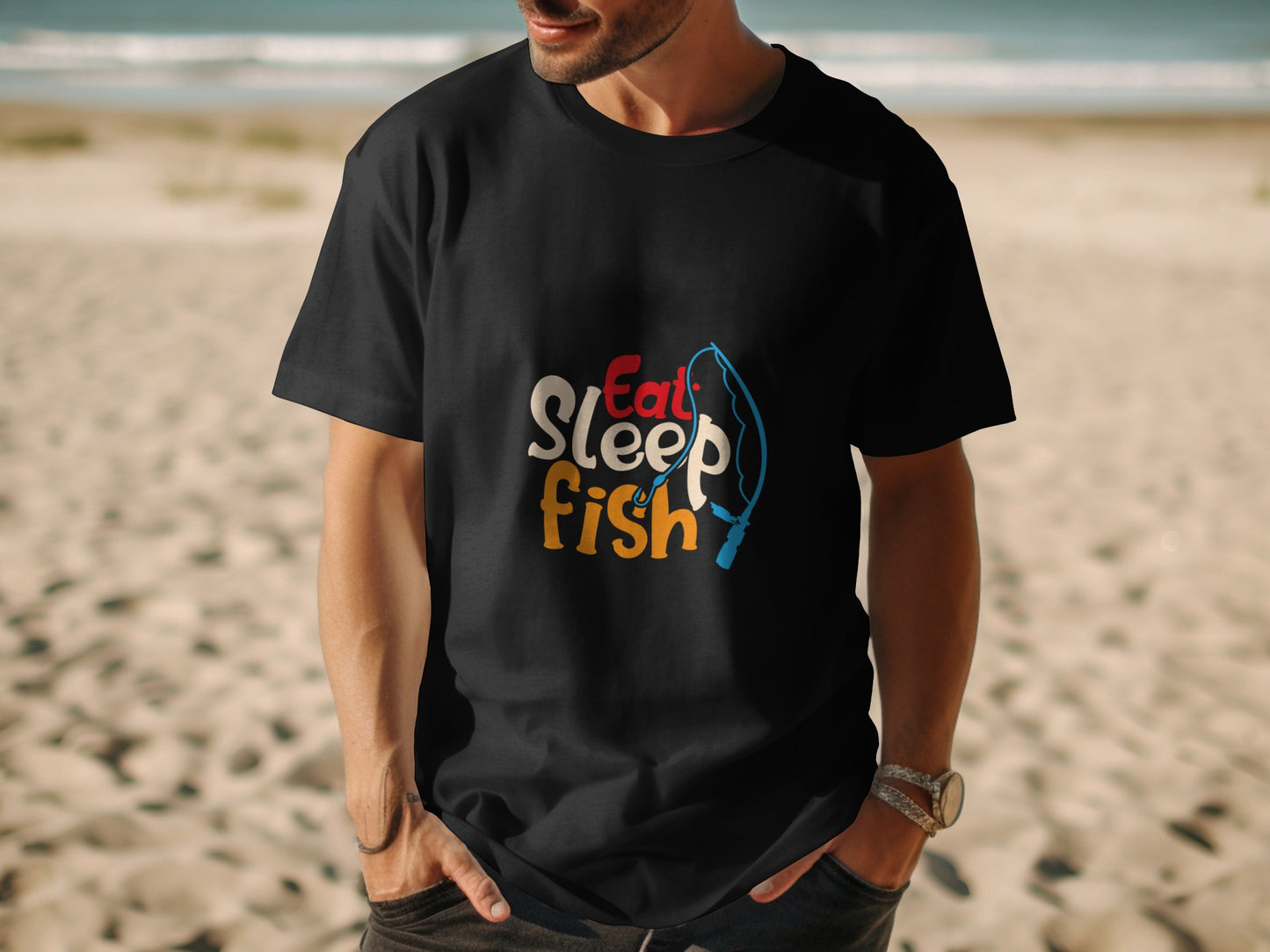 Live the Simple Life - Fishing Tshirt