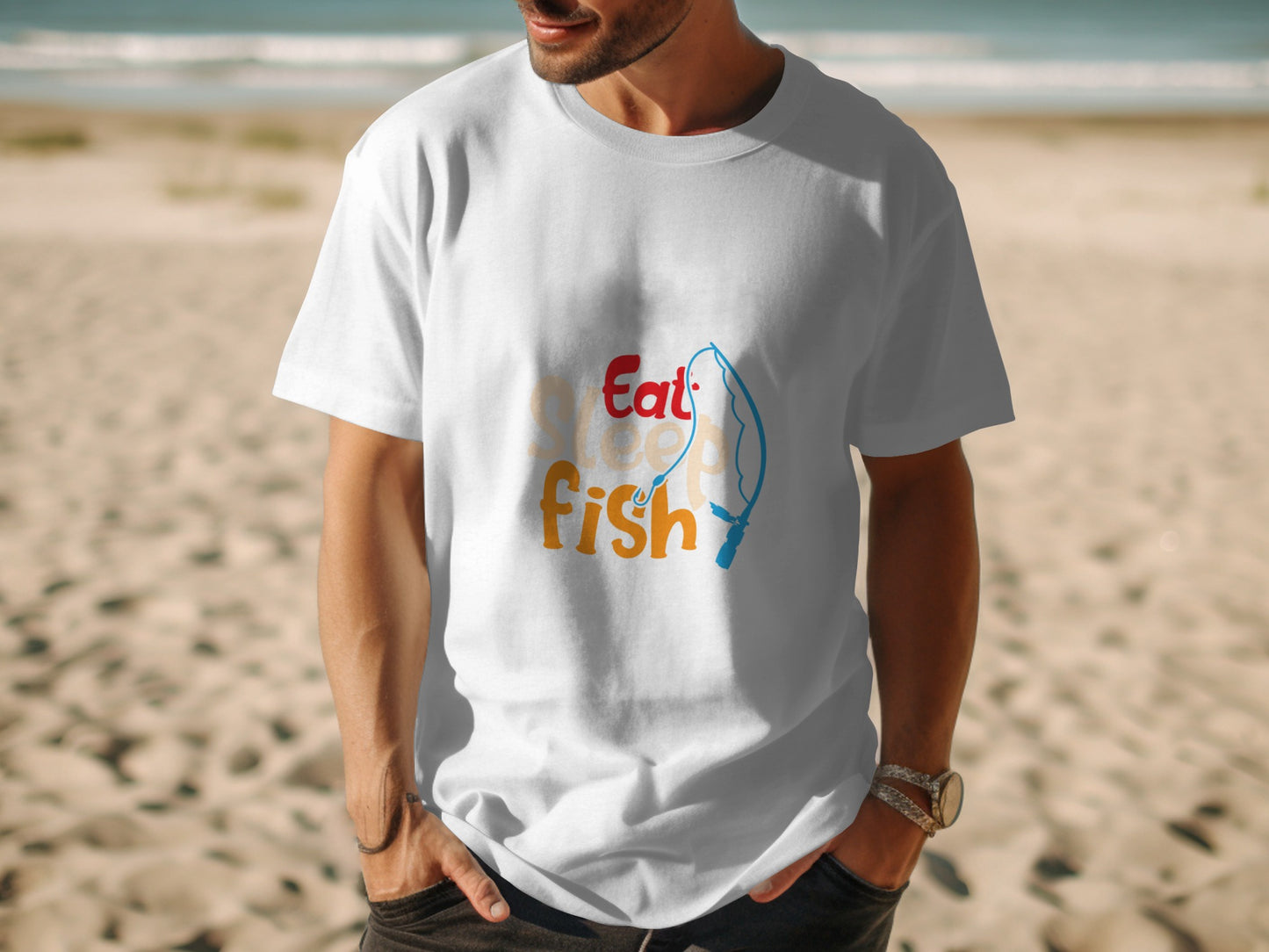 Live the Simple Life - Fishing Tshirt