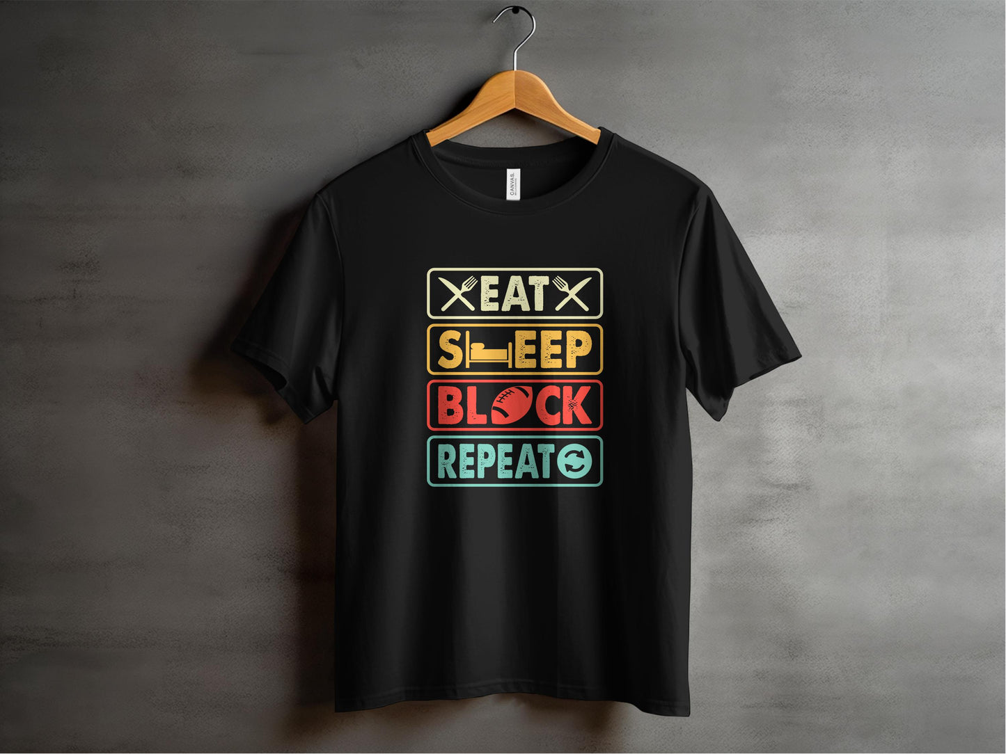 Built to Block. Wired to Repeat. Cotton Tshirt