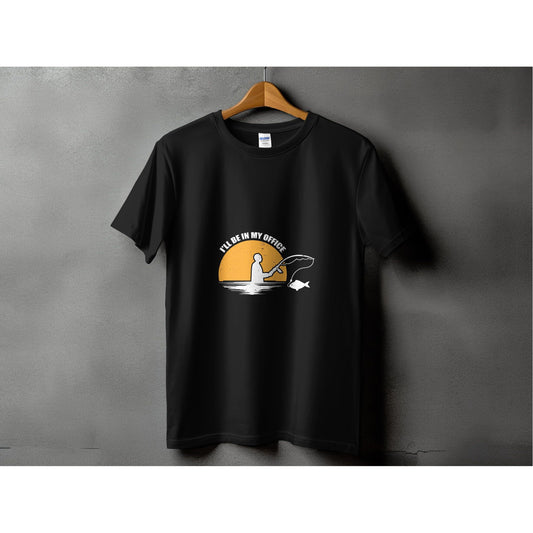 Where the Rod Replaces the Routine - Fishing Tshirt