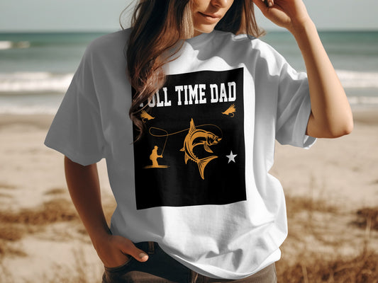 No Days Off, All Heart - Fishing Tshirt