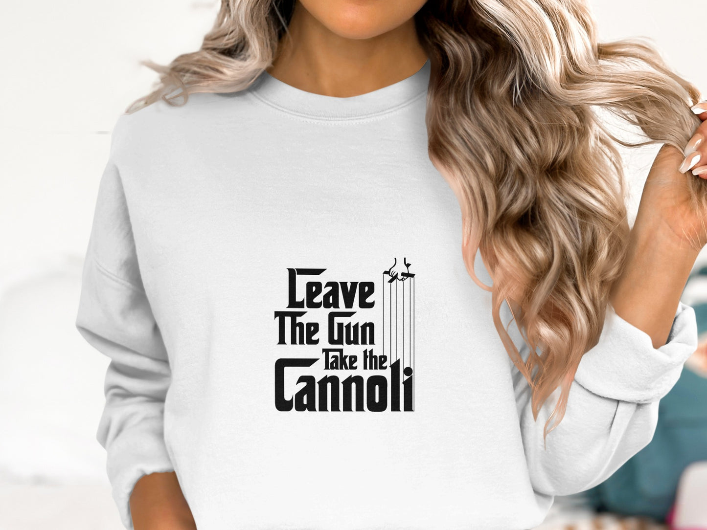 Classic Film T-Shirt: "Leave the Gun Take the Cannoli" Mob Quote
