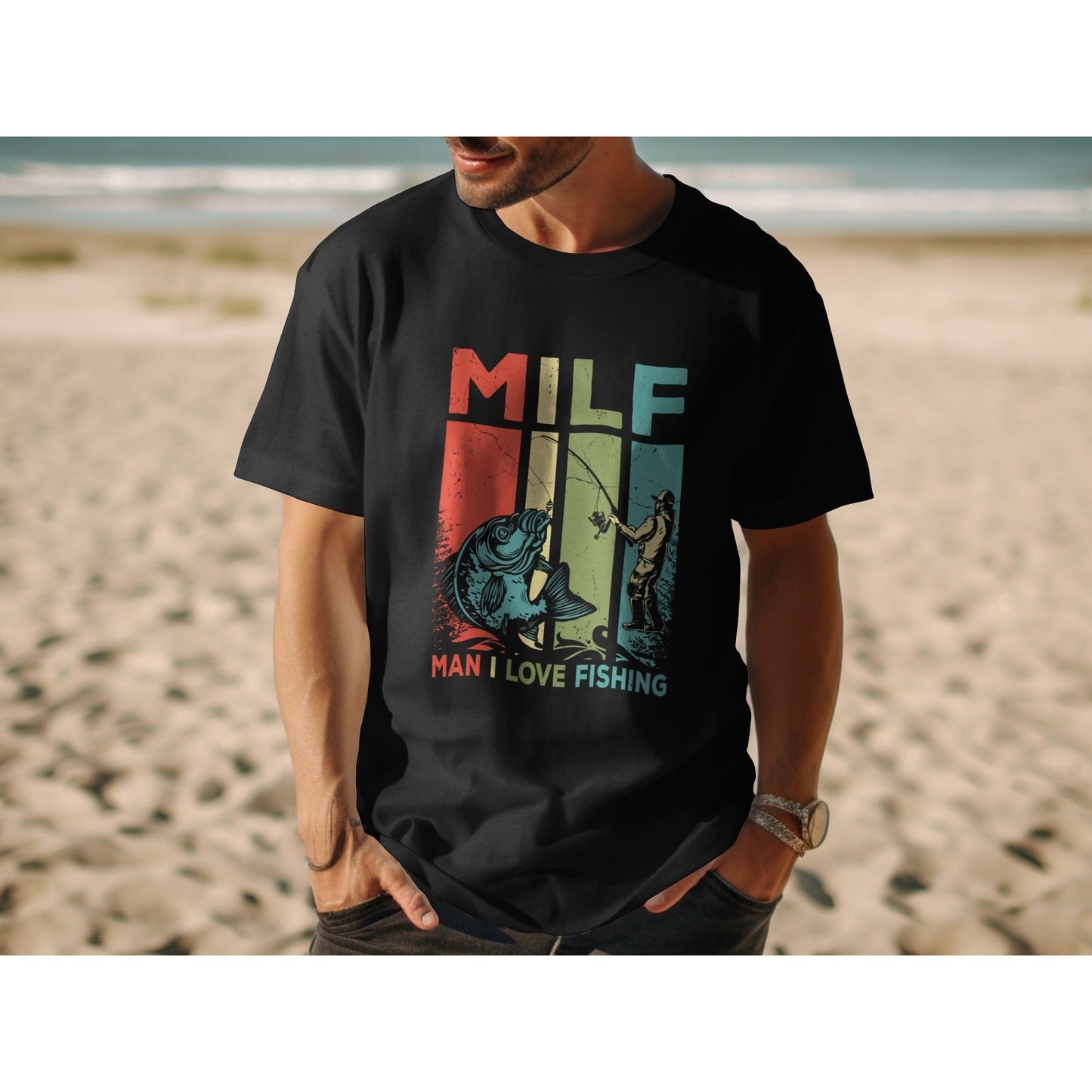 Bold Looks. Bigger Laughs - Fishing Tshirt