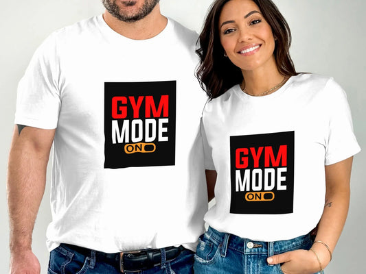 Gym Mode On Tee - Cotton Tshirt My Store