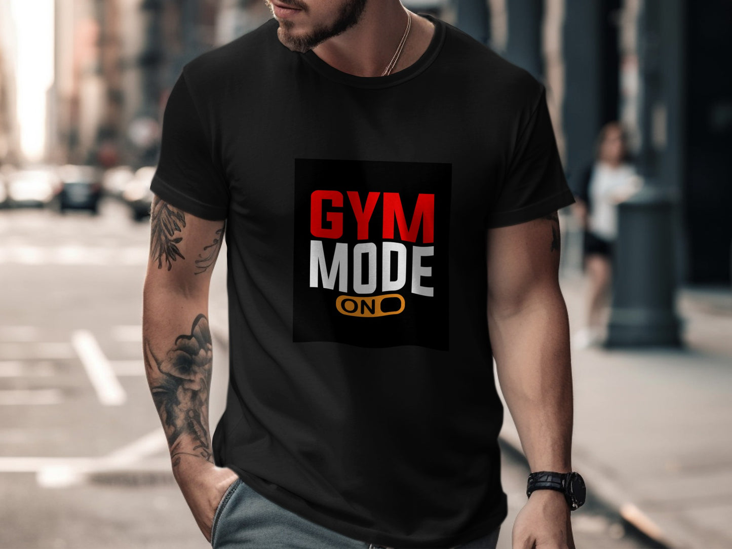 Gym Mode On Tee - Cotton Tshirt