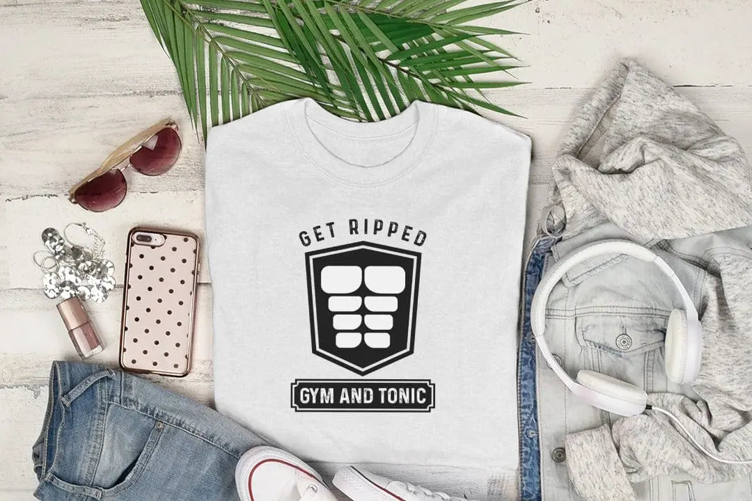 Lift Heavy. Laugh Hard - Cotton Tshirt My Store