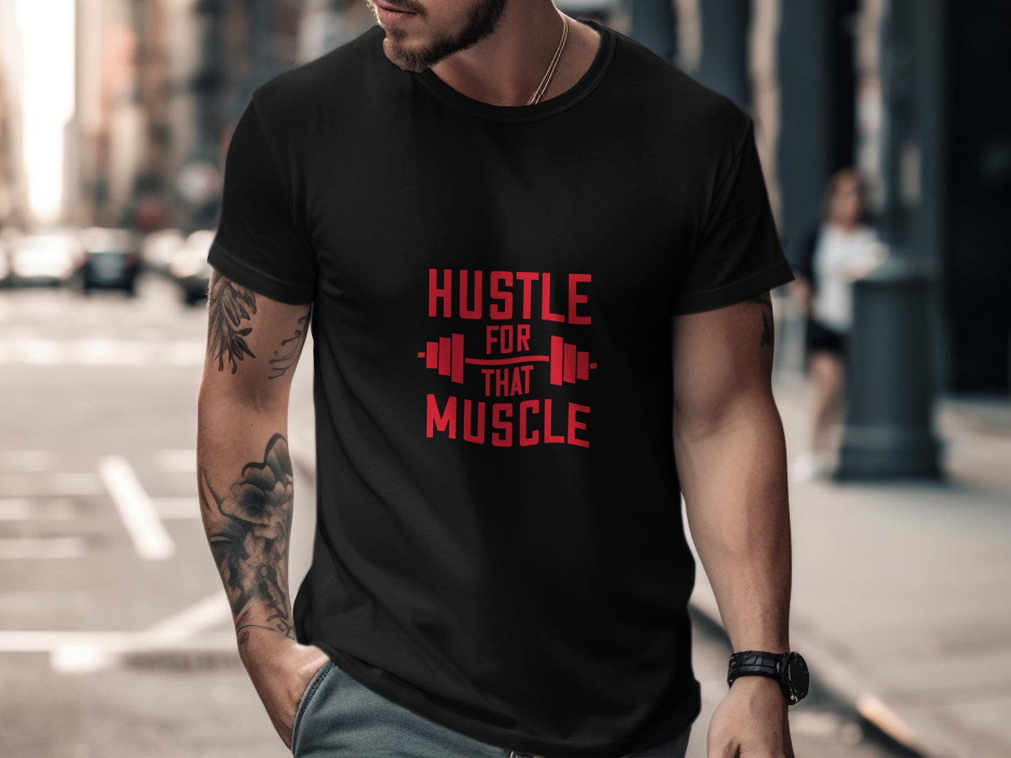 Hustle for That Muscle Tee