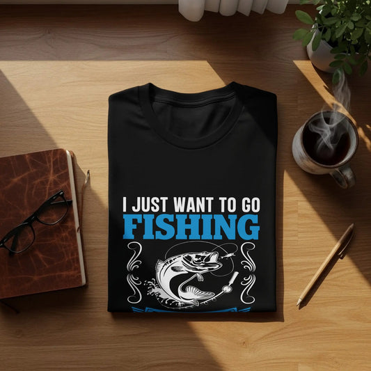 Escape the Chaos, Embrace the Calm- Fishing Tshirt My Store