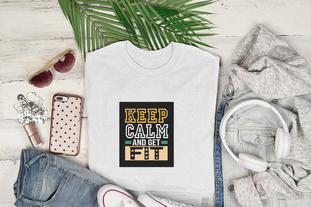 Stay Focused. Stay Fit. Stay Calm - Cotton Tshirt