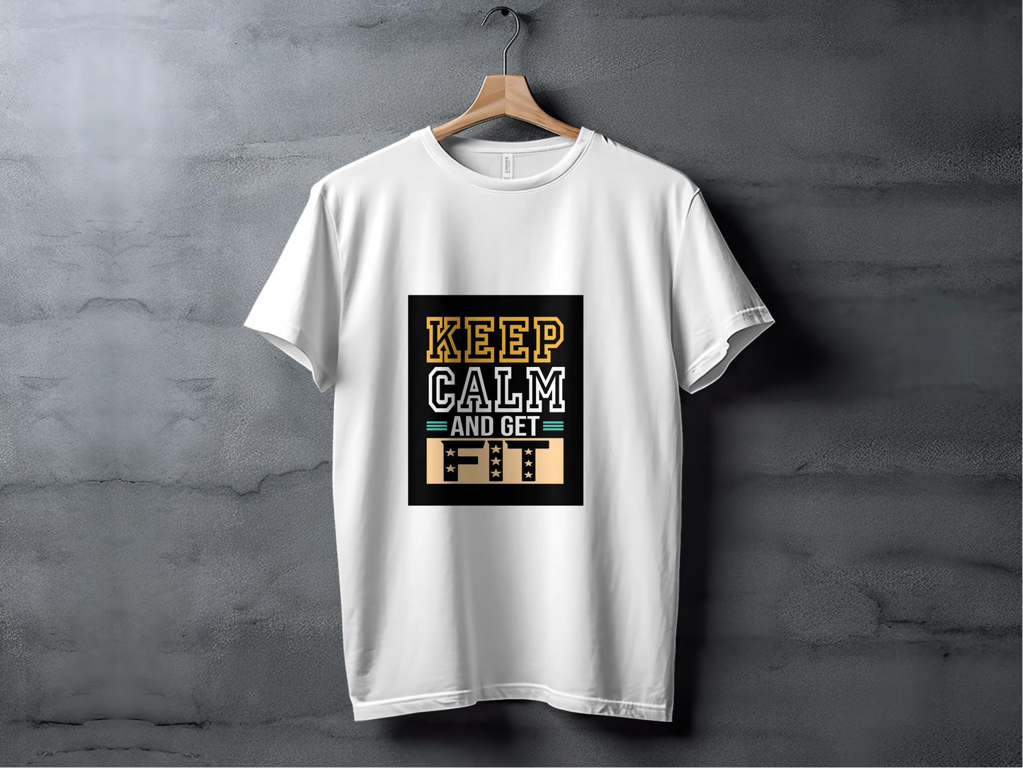 Stay Focused. Stay Fit. Stay Calm - Cotton Tshirt