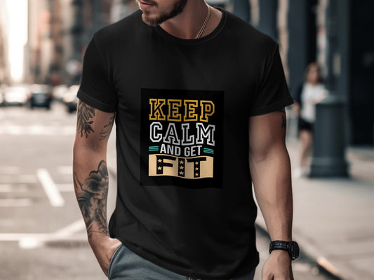 Stay Focused. Stay Fit. Stay Calm - Cotton Tshirt