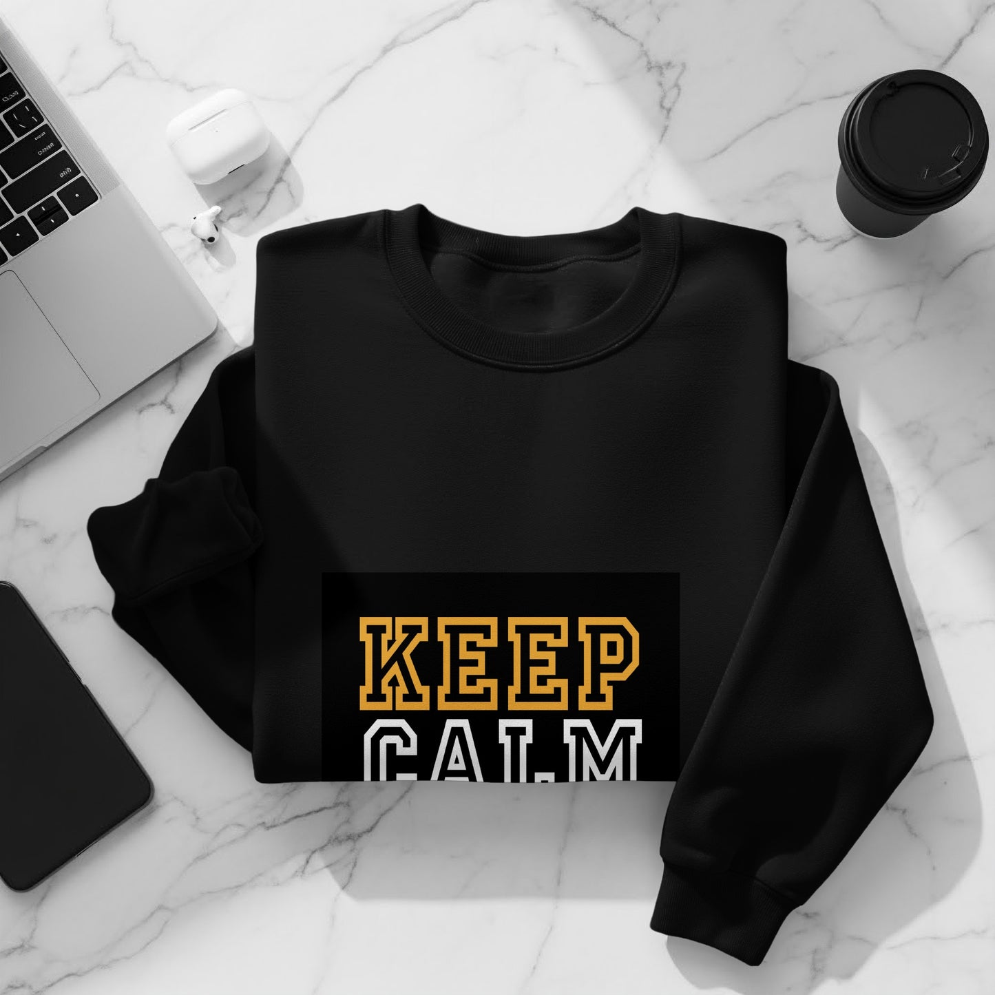 Stay Focused. Stay Fit. Stay Calm - Cotton Tshirt