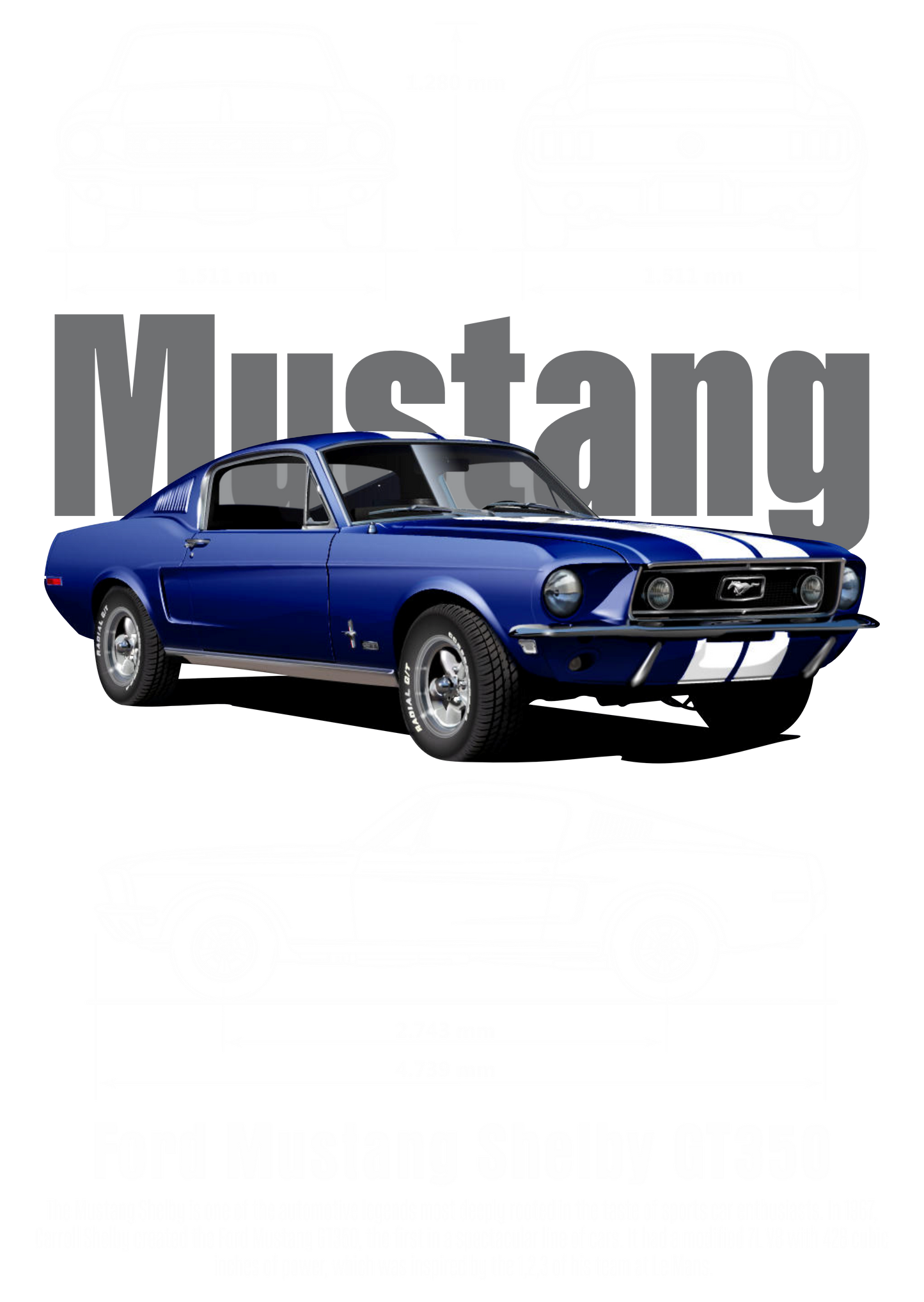 Ride the Legend. Feel the Power - Cotton Tshirt