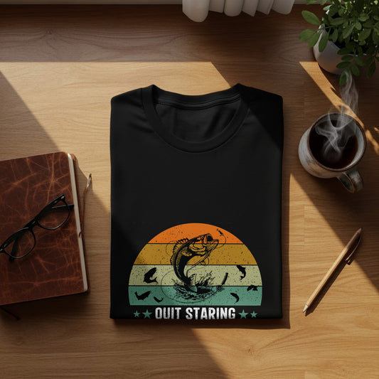 Eyes Up, Lines Down - Fishing Tshirt