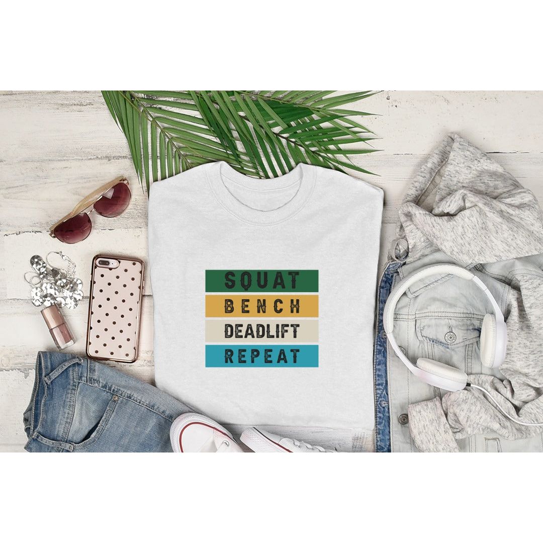 Lift. Sweat. Repeat. - Cotton Tshirt