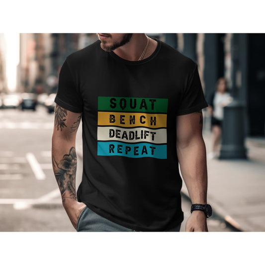 Lift. Sweat. Repeat. - Cotton Tshirt