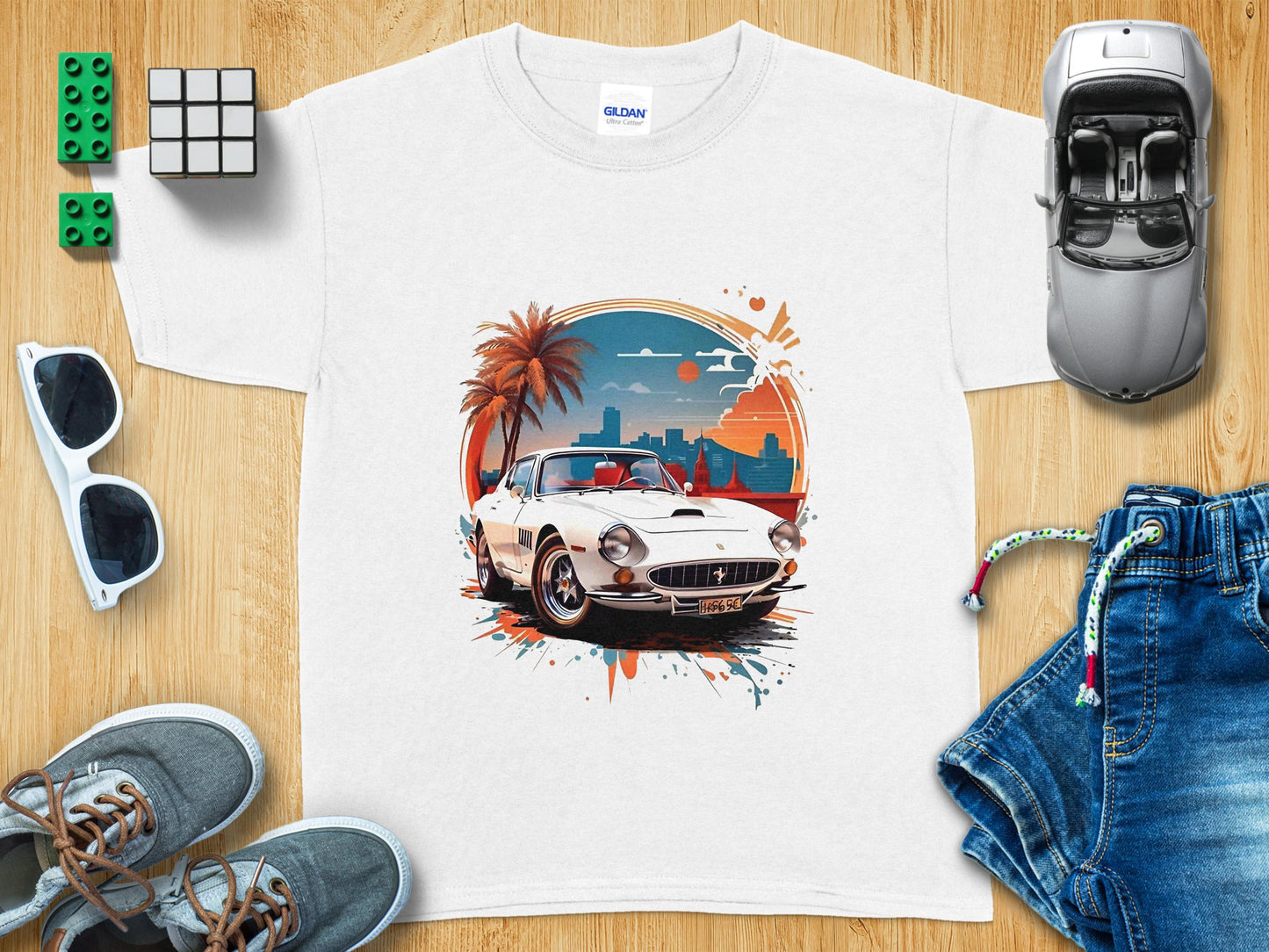 Classic Elegance Meets City Streets- Cotton Tshirt