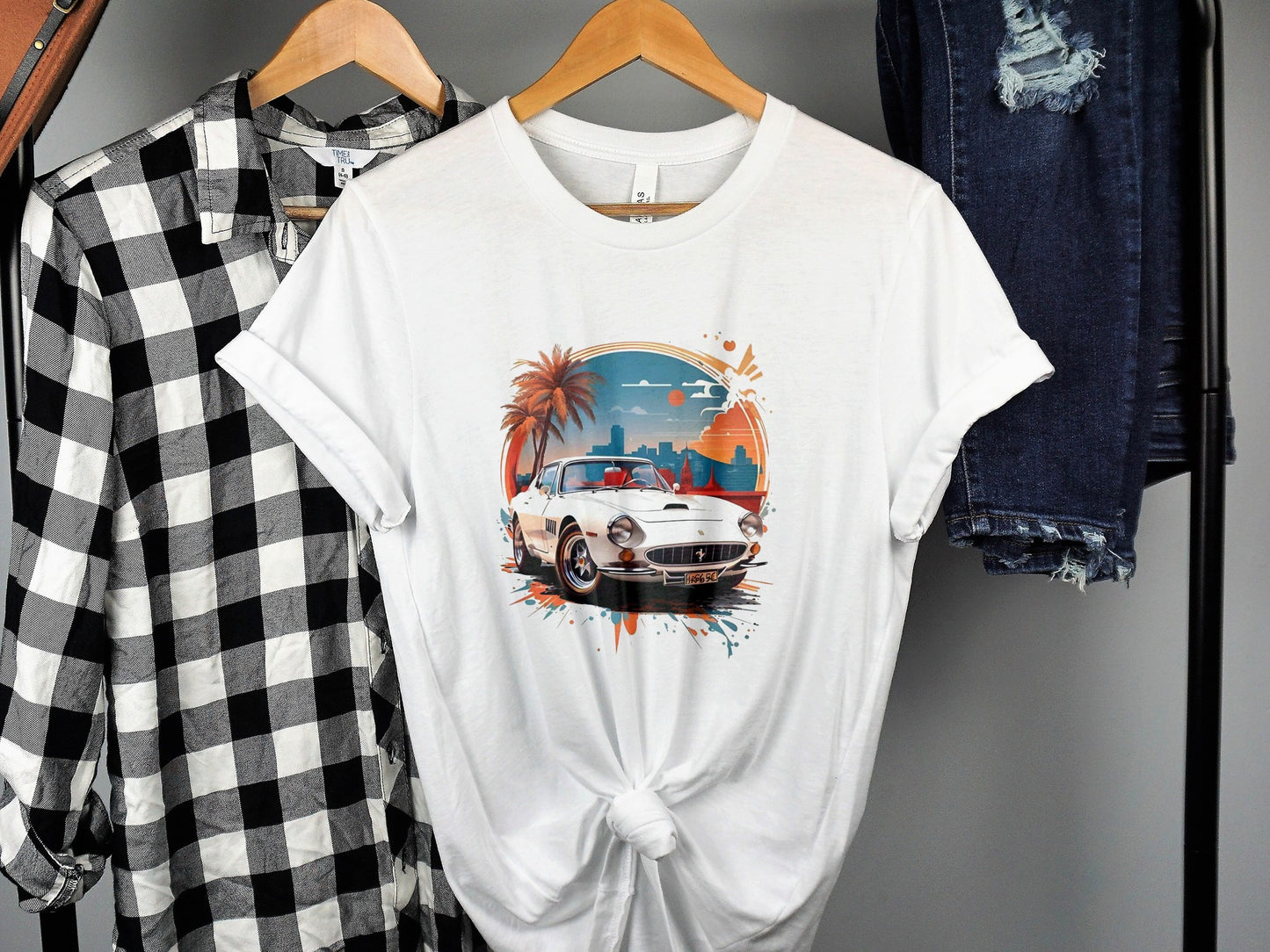 Classic Elegance Meets City Streets- Cotton Tshirt