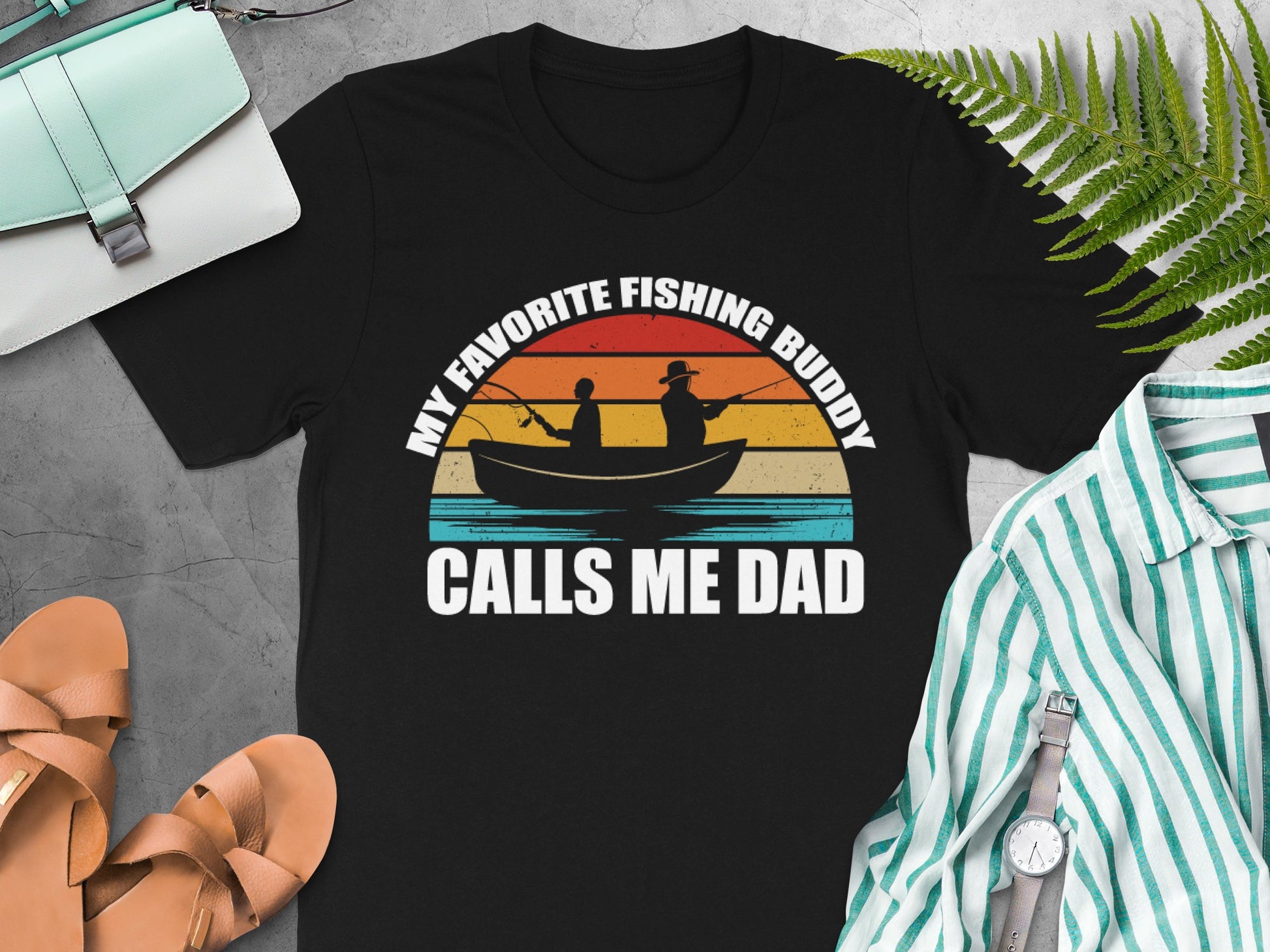 My Favorite Fishing Buddy Calls Me Dad T-Shirt