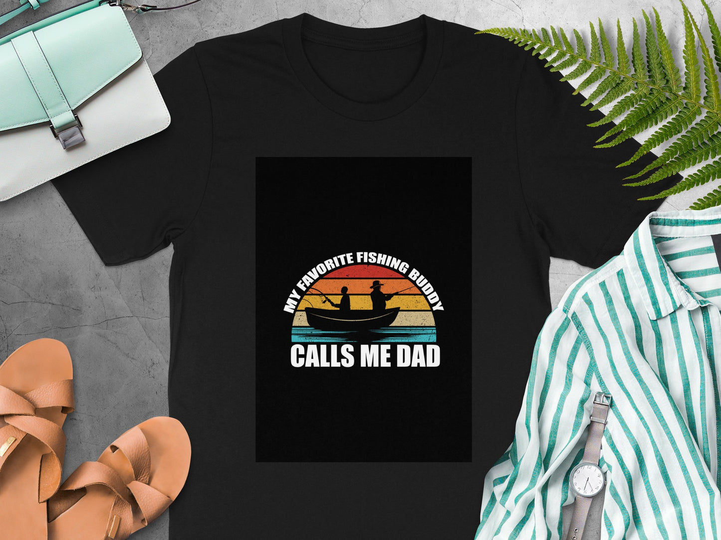 My Favorite Fishing Buddy Calls Me Dad Shirt