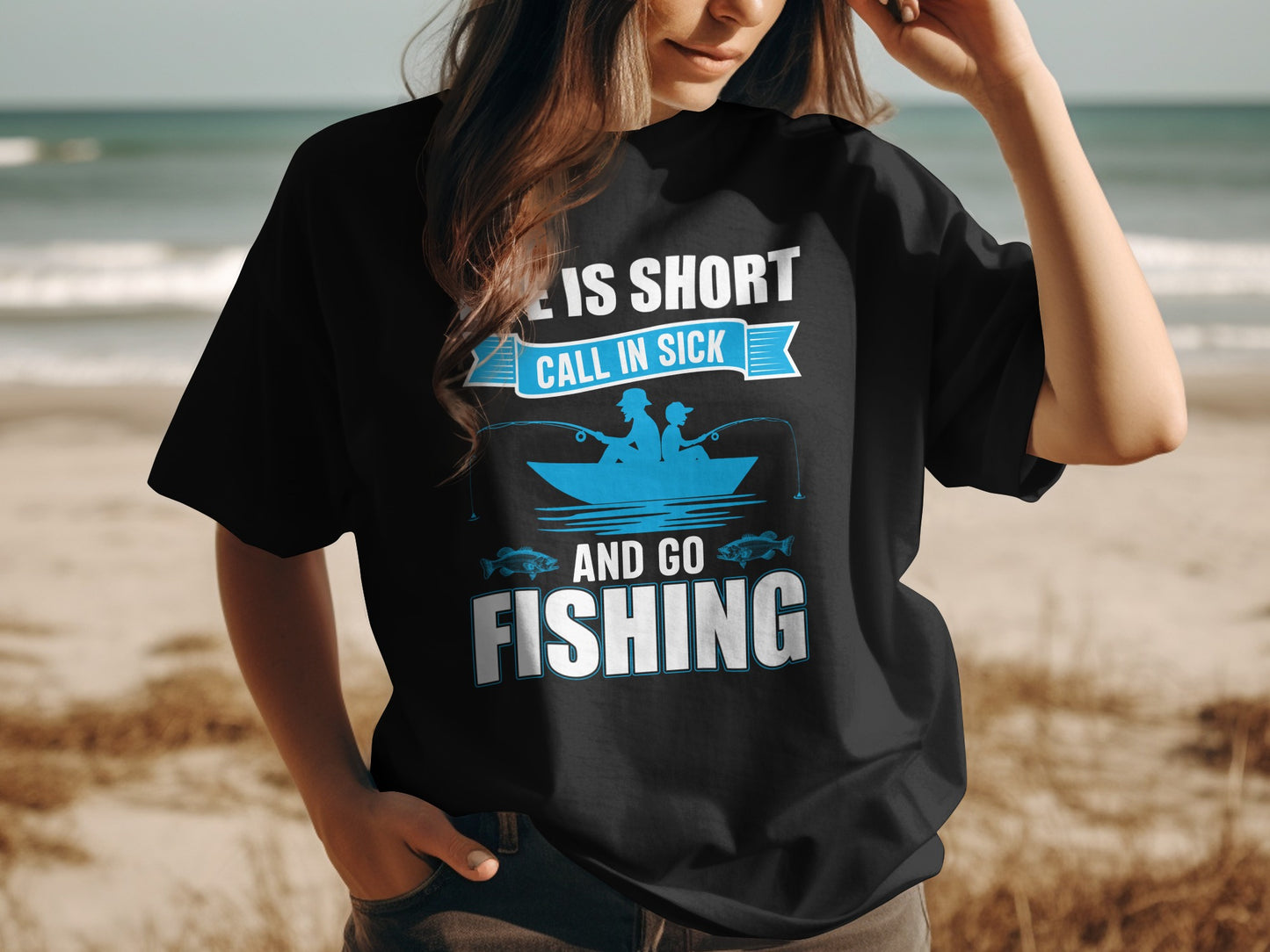 Make Every Day a Fishing day - Fishing Tshirt