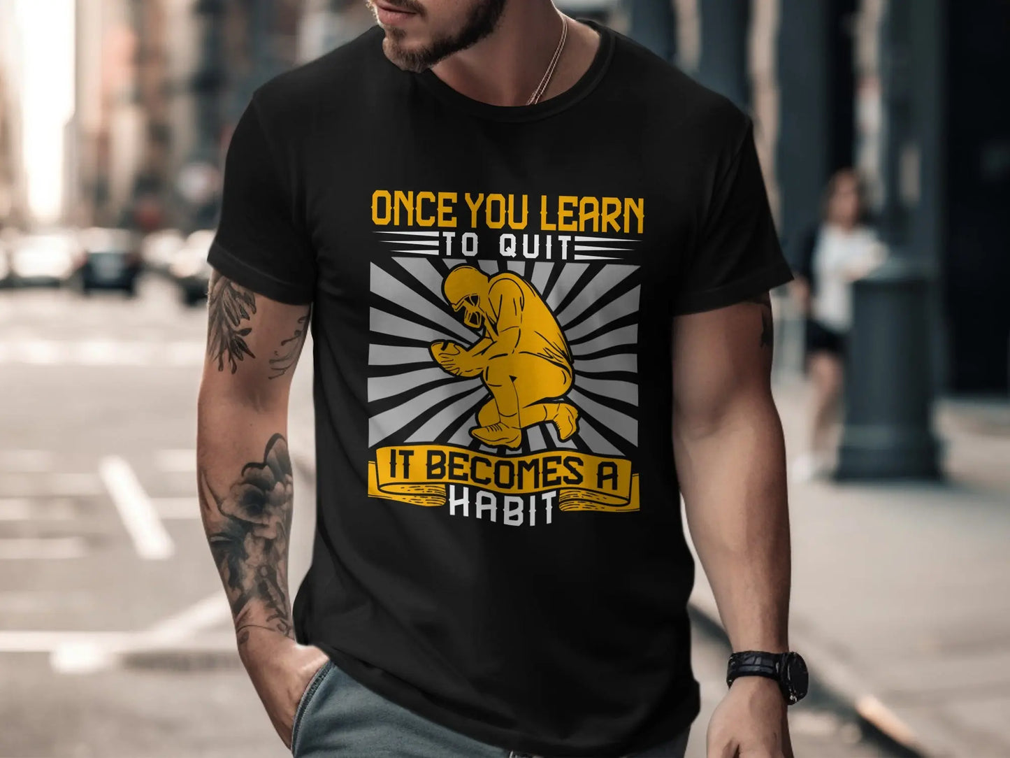 Discipline Starts with One Step - Cotton Tshirt My Store