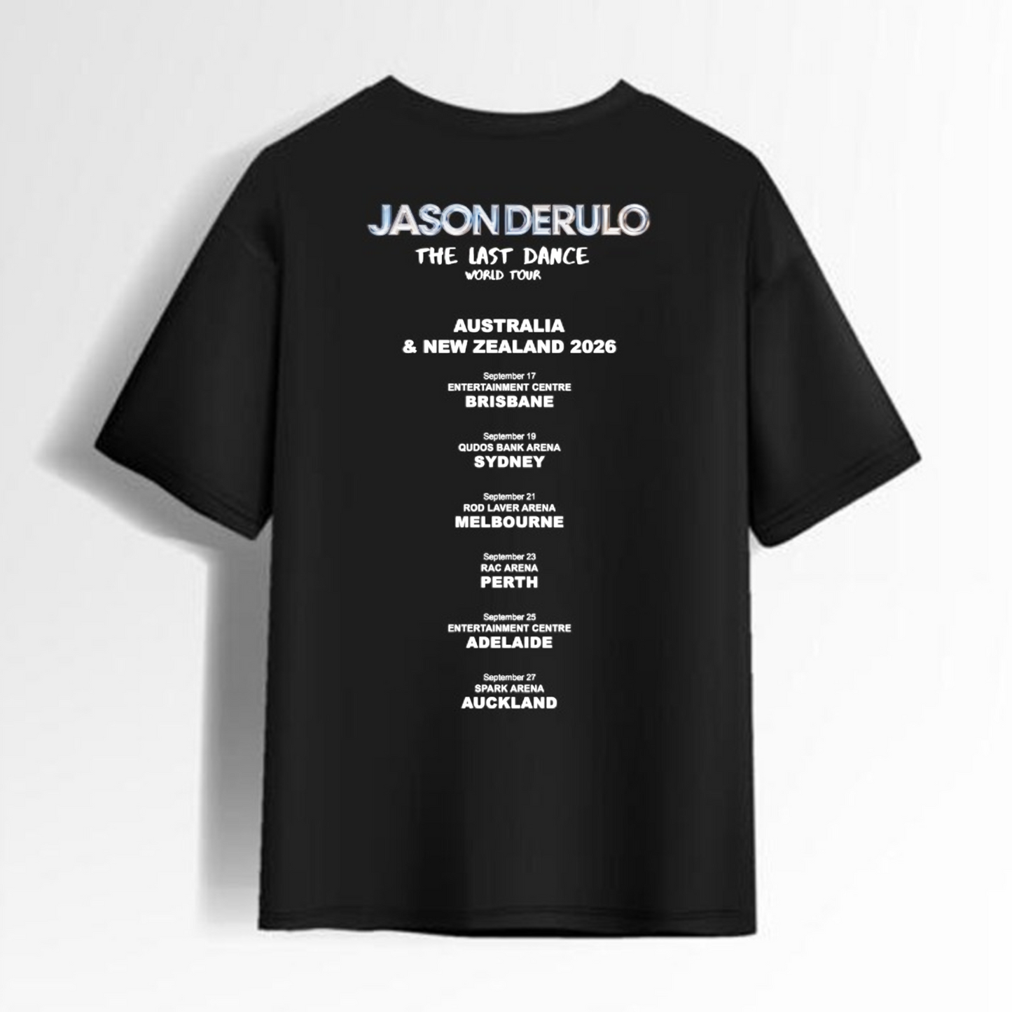 Jason Derulo 2026 Australian Tour T-Shirt — The Last Dance | Fan Made
