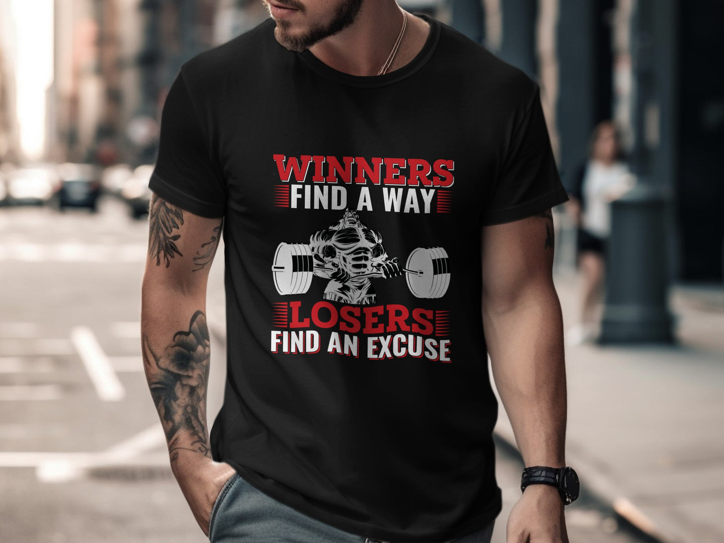 No Excuses. Just Results. - Cotton Tshirt