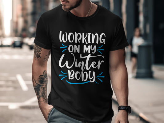 Cozy Gains in Progress - Cotton Tshirt